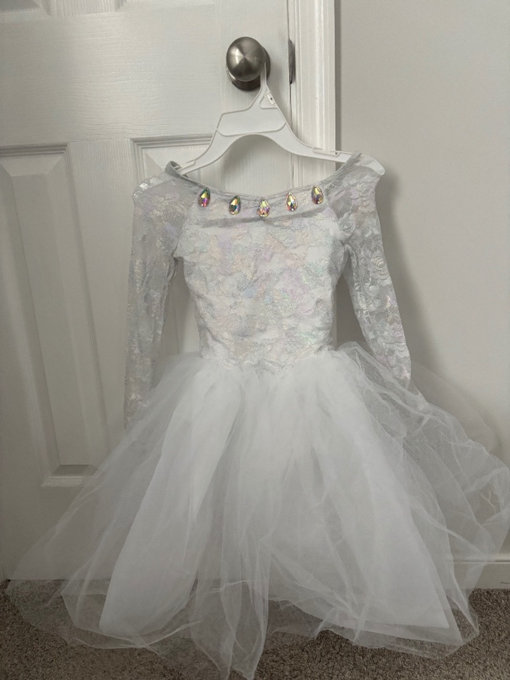 Weissman IC white lace tutu ballet costume